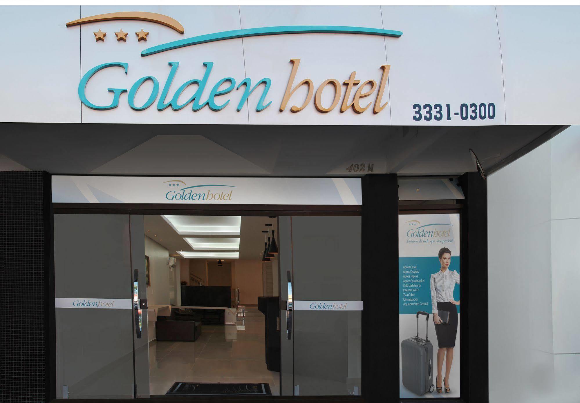 Golden Hotel - O Mais Central - Pet Friendly Chapecó Eksteriør bilde